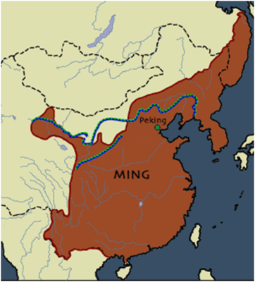 Bản đồ Trung Quốc thời nhà Minh