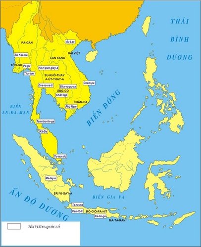 Lược đồ các quốc gia Đông Nam Á cổ đại và phong kiến