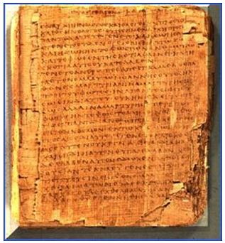 Chữ viết trên giấy Pa pi rút của người Ai Cập