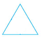 Vẽ tam giác đều rồi tô màu như hình bên